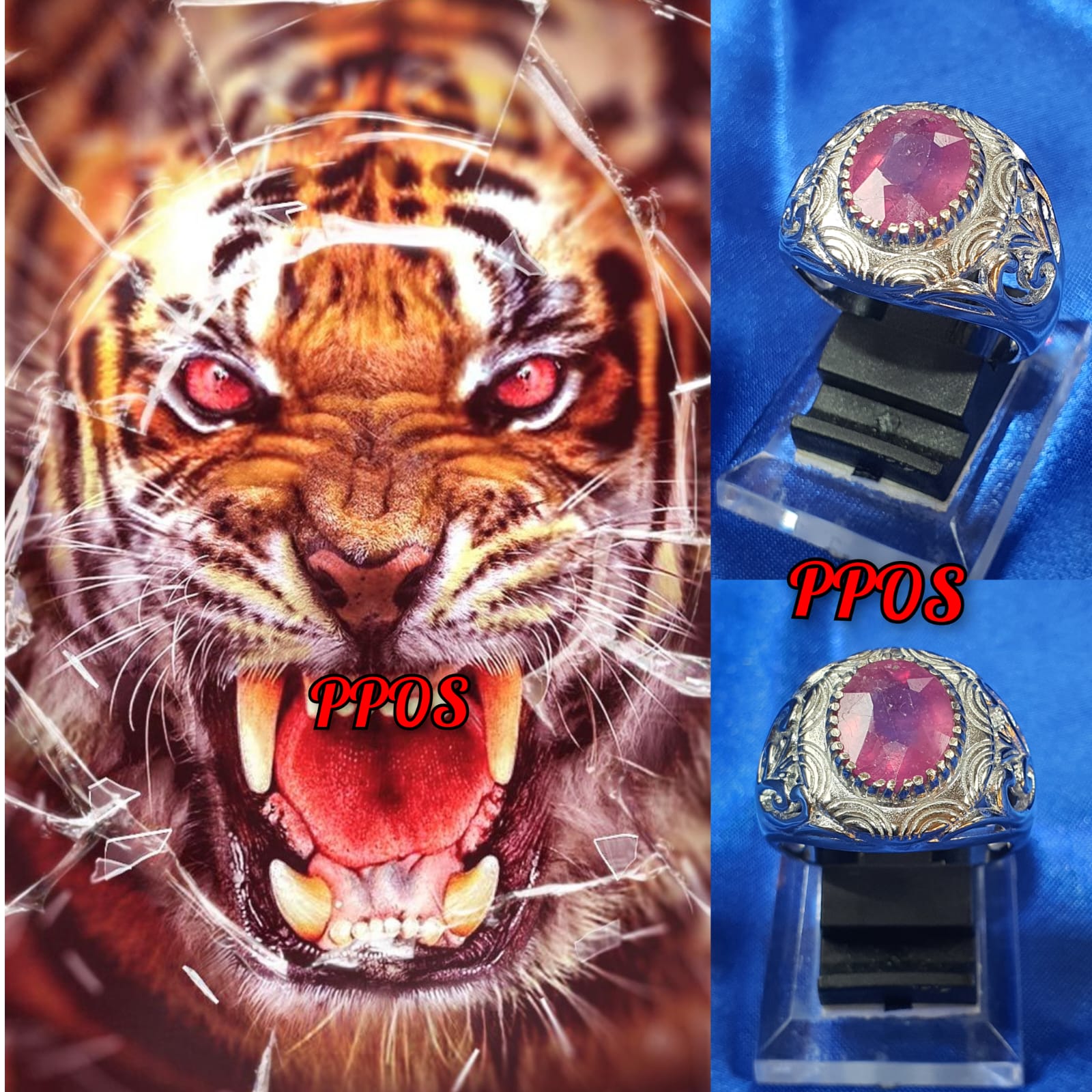 Tiger ruby outlet gemstone